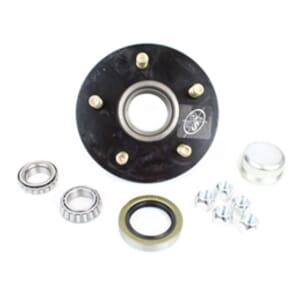 TruRyde® BT9 5-4.5" Trailer Hub with Parts for a 2,000 lbs. Trailer Axle - BT1229E