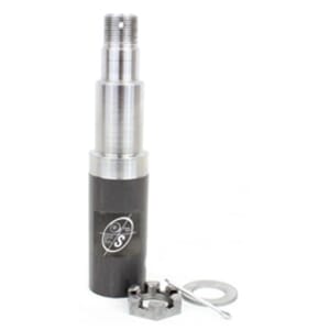 1.75" Round 84 Trailer Axle Spindle with Nut, Washer, and Cotter Pin - R30484X