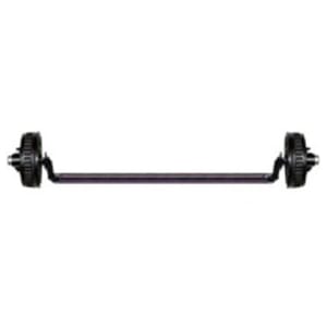 7,000 lb. Brake 4" Drop Standard Spring Dexter® Trailer Axle