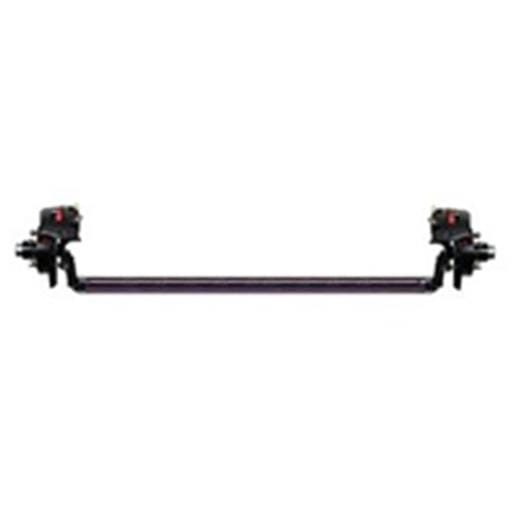 7,000 lb. DeeMaxx Hydraulic Disc Brake 4" Drop Standard Spring Dexter Trailer Axle