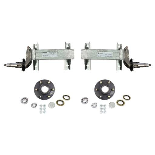 5,200 lb. Torsion Half Axles with 6-5.5" Bolt Circle Hubs