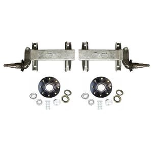 7,000 lb. Torsion Half Axles with 8-6.5" Bolt Circle Hubs - FR7000B42865LB1
