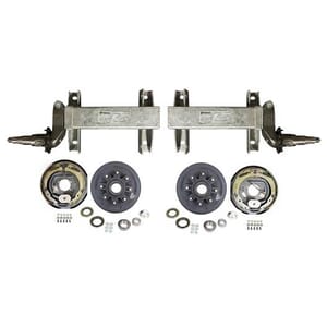 7,000 lb. Torsion Half Axles with 8-6.5" Bolt Circle and Electric Brakes - FR7000B42865LB3