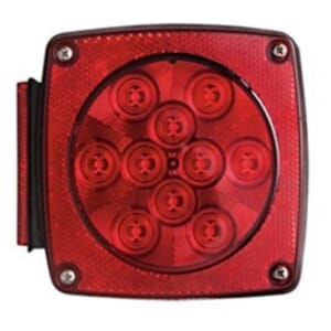 Optronics Universal Under 80" Combination LED Taillight Driver Side w/ License Light - STL9RB