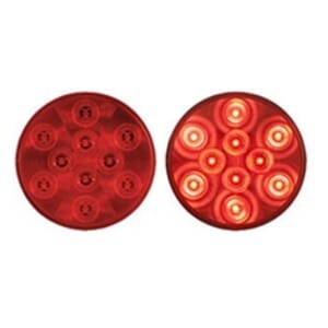 Optronics 4” Round Sealed LED Stop/Turn/Taillight (10 diodes) - STL43RBK