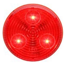 Optronics Red 2” Round Sealed LED Marker/Clearance Light - MCL55RBK