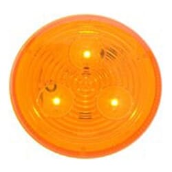 Optronics Amber 2.5” Round Sealed LED Marker/Clearance Light - MCL57ABK