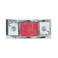 Optronics Red Chrome Plated LED Marker/Clearance Light - MCL81RB