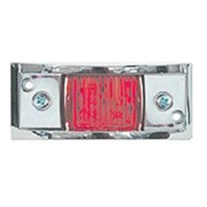 Optronics Red Chrome Plated LED Marker/Clearance Light - MCL81RB