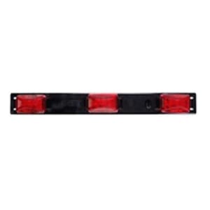 Optronics Red Sealed 3-Piece LED Identification Light Bar (9 Diode) - MCL93RB
