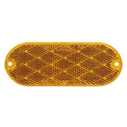 Optronics Amber Oblong Reflectors - RE11AB