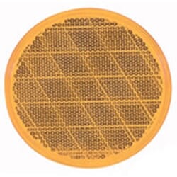 Optronics Amber 3 3/16" Round Reflectors - RE21AB