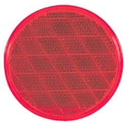 Optronics Red 3 3/16" Round Reflectors - RE21RB