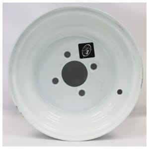 Ten Inch Four Lug White Trailer Wheel - 41000