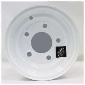 Eight Inch Five Lug White Trailer Wheel - 50800