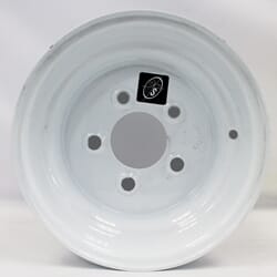 Ten Inch Five Lug White Trailer Wheel - 51000