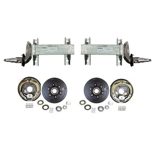5,200 lb. Torsion Half Axles with 6-5.5" Bolt Circle with Electric Brakes - FR5200B13HLB3