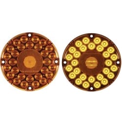 Optronics 7" Round LED Parking/Turn Signal Transit Light (Amber) - STL90ABK