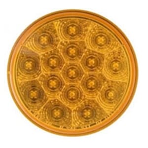 Optronics Miro-Flex 4” Round Sealed LED Parking/Turn Signal Light (Amber) - STL23ABK