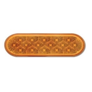 Optronics Miro-Flex 6” Oval Sealed LED Parking/Turn Signal Light (Amber) - STL22ABK