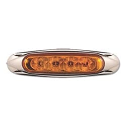 Optronics Amber Miro-Flex Star Sealed LED Marker/Clearance Light (4 Diodes) - MCL19AB