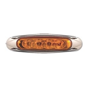 Optronics Amber Miro-Flex Star Sealed LED Marker/Clearance Light (4 Diodes) - MCL19AB