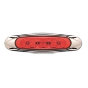 Optronics Red Miro-Flex Star Sealed LED Marker/Clearance Light (4 Diodes) - MCL19RB