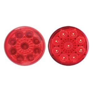 Optronics Red 2” Miro-Flex Round Sealed LED Marker/Clearance Light - MCL50RBK