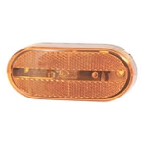 Optronics Amber Oblong Reflector Marker/Clearance Light - MC31AB