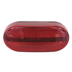 Optronics Red Oblong Reflector Marker/Clearance Light - MC31RB