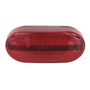Optronics Red Oblong Reflector Marker/Clearance Light - MC31RB