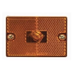 Optronics Amber Square Reflector Marker/Clearance Light - MC36AB