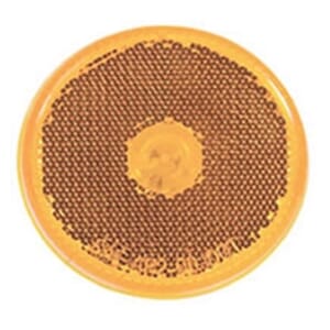 Optronics Amber Sealed 2.5" Round Side Marker/Clearance Light with Reflectorized Lens - MC57ABK