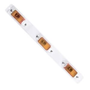 Optronics Amber Three Piece Identification Light Bar - MC99AB