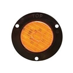 Optronics Amber 2" Round Flange Mount LED Marker/Clearance Light - MCL52ABK