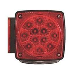 Optronics Miro-Flex Universal Stud-Mount Under 80" Combination LED Driver Side Taillight w/ License Light - STL29RB
