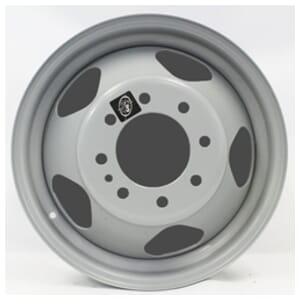 2008-2010 SIERRA/SILVERADO 3500 17" x 6.5" Replacement Dual Steel Wheel - X41784K