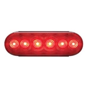 Optronics 6” Oval Sealed LED Stop/Turn/Taillight (6 diodes) - STL12RBK