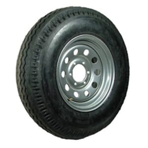 16" Silver Modular and Radial Tire ST23580R16E with a 6-5.5" Bolt Circle - 128700GCCWT52-PMK