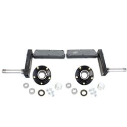 550 lb. Torsion Half Axles with 5-4.5" Bolt Circle Hubs - FR550BT122