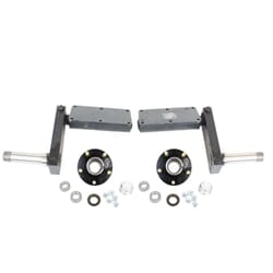 Adjustable 550 lb. Torsion Half Axles with 5-4.5" Bolt Circle Hubs - FR550SBT122