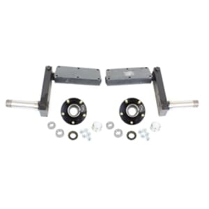 Adjustable 550 lb. Torsion Half Axles with 5-4.5" Bolt Circle Hubs - FR550SBT122