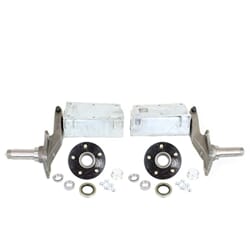 2,000 lb. Torsion Half Axles with 5-4.5" Bolt Circle Hubs - FR2000BBT1229