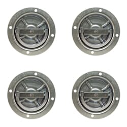 Buyers Products 4-Pack Heavy Duty Recessed Rotating Rope Ring 360° Swivel - B901X4