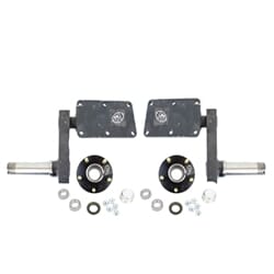 Adjustable 425 lb. Torsion Half Axles with 5-4.5" Bolt Circle Hubs - FR425SBT122