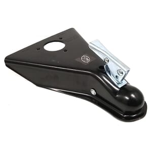 RAM® 2" Ball 5,000 lbs. Capacity 50-degree Stamped A-frame Top Latch Coupler - CA-5100-B