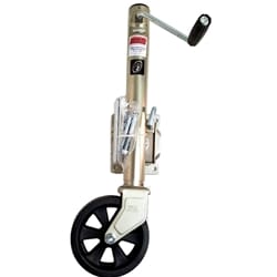 1,500 lbs. Capacity RAM® Side Wind Bolt-on Swivel Trailer Jack Zinc Coated with 8" Caster - MJ-1500B
