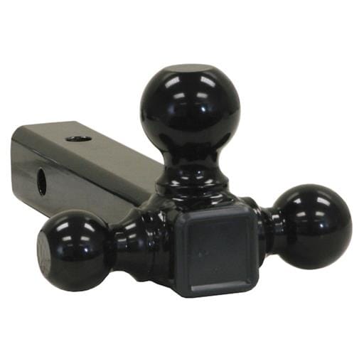 Buyers Products Tri-Ball Hitch-Solid Shank with Black Towing Balls - 1802200