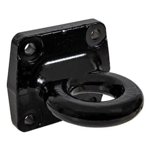 Buyers Products 2-1/2 Inch I.D. Forged 4-Bolt Mount Drawbar - Black - BDB125015