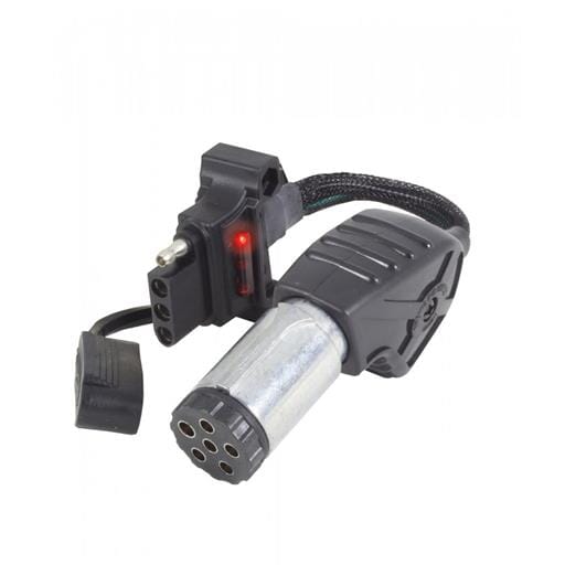 Endurance Flex Adapter 6 Pole Round to 4 Wire Flat with LED test lights - 47320